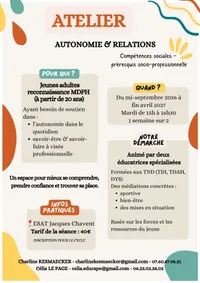 Flyer autonomie et relations