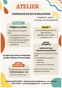 Flyer confiance en soi et relations